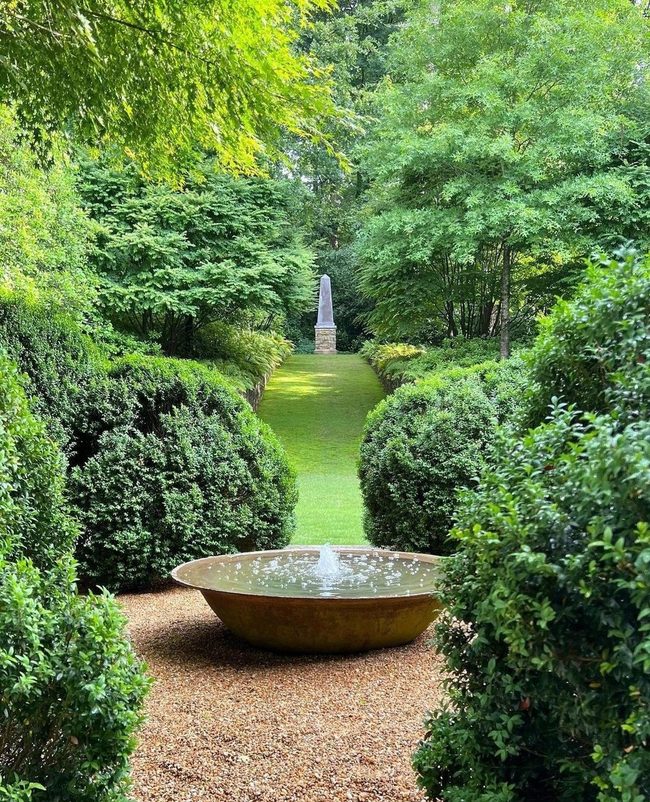 Stone Water Feature Garden Focal Point
