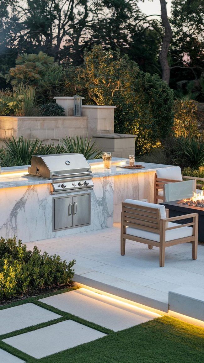 Granite Open-Air Pantry Luxury