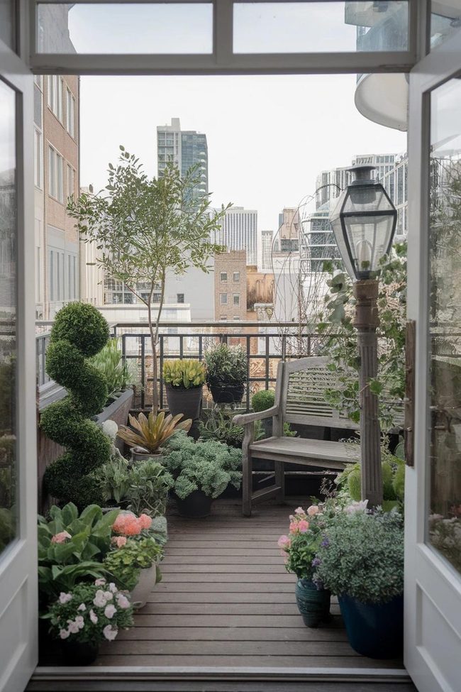 Indoor Comfort Meets Balcony Patio