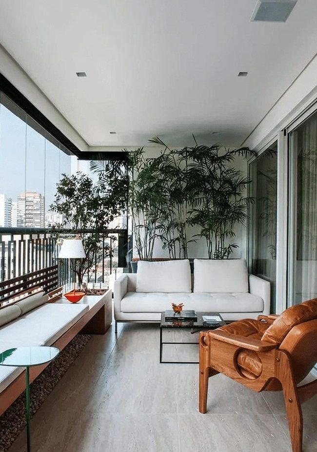 Sunlit Green Balcony Retreat
