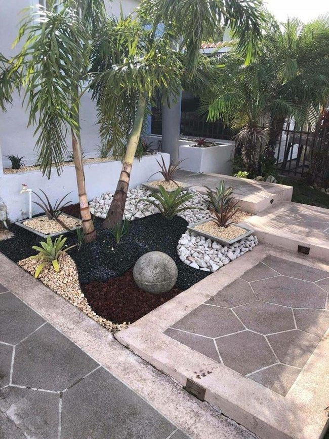 Concrete Beds Layered With Living Green