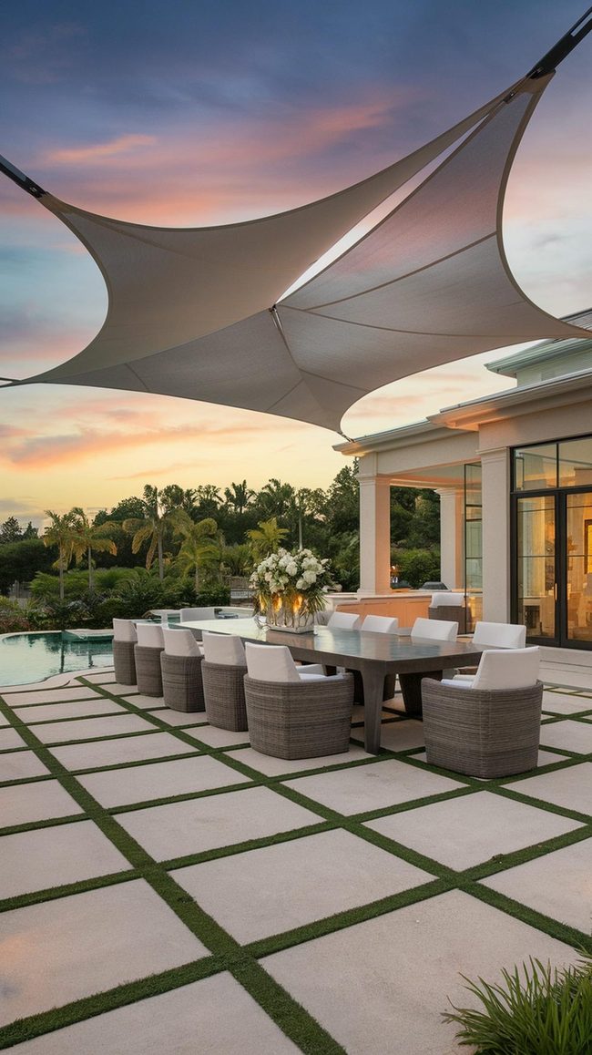 Fabric Canopies Transform Patios