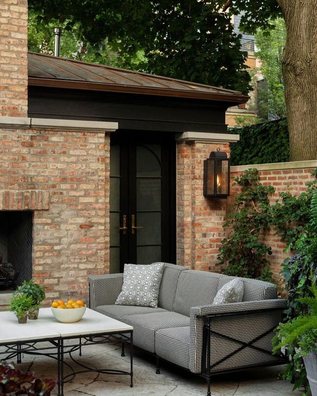 Glowing Wall Lanterns Illuminate Garden Pathways