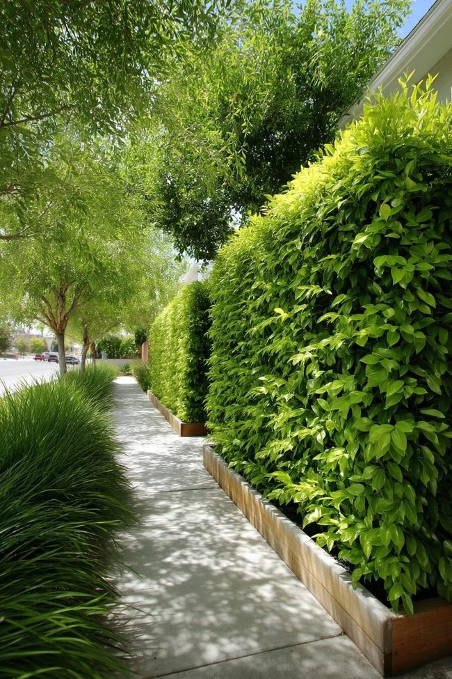 Vertical Vines Form Living Screens