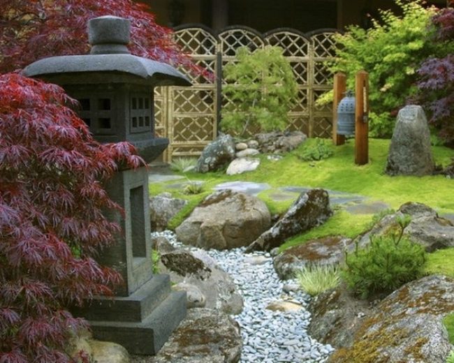 Moss, Stones, And Crimson Leaves
