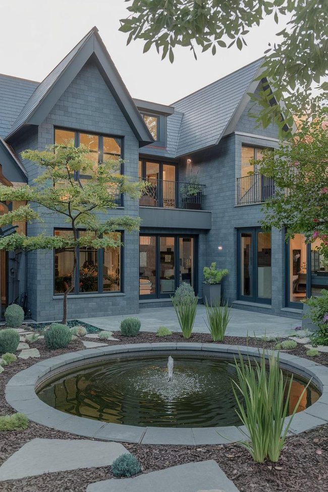 Gray Stone Fountain Estate