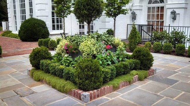Geometric Garden Beds In Bloom