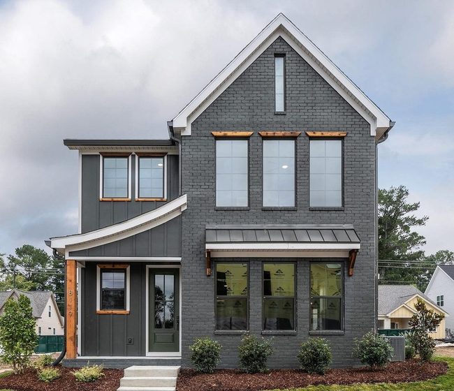 Charcoal Gray With Living Green Accents