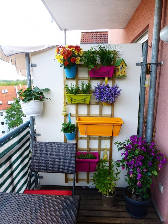 Colorful Stacked Boxes, Living Walls