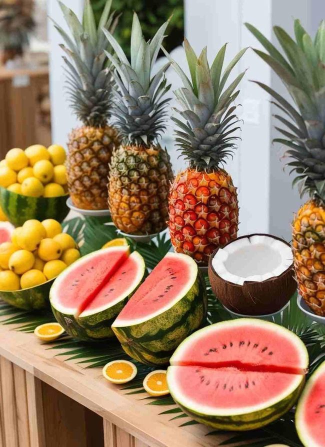 Tropical Fruit Display Station