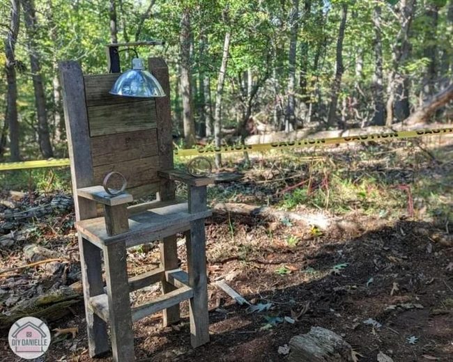 Scrap Wood Electric Chair