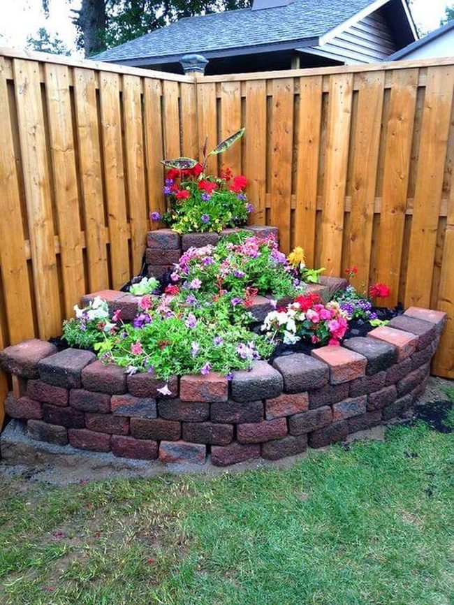Cascading Blooms On Stacked Stone