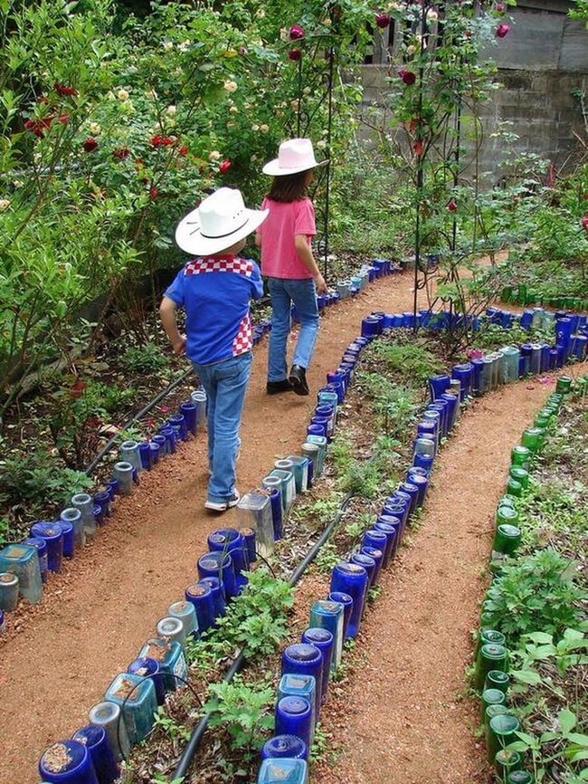Upcycled Garden Borders Earth Friendly