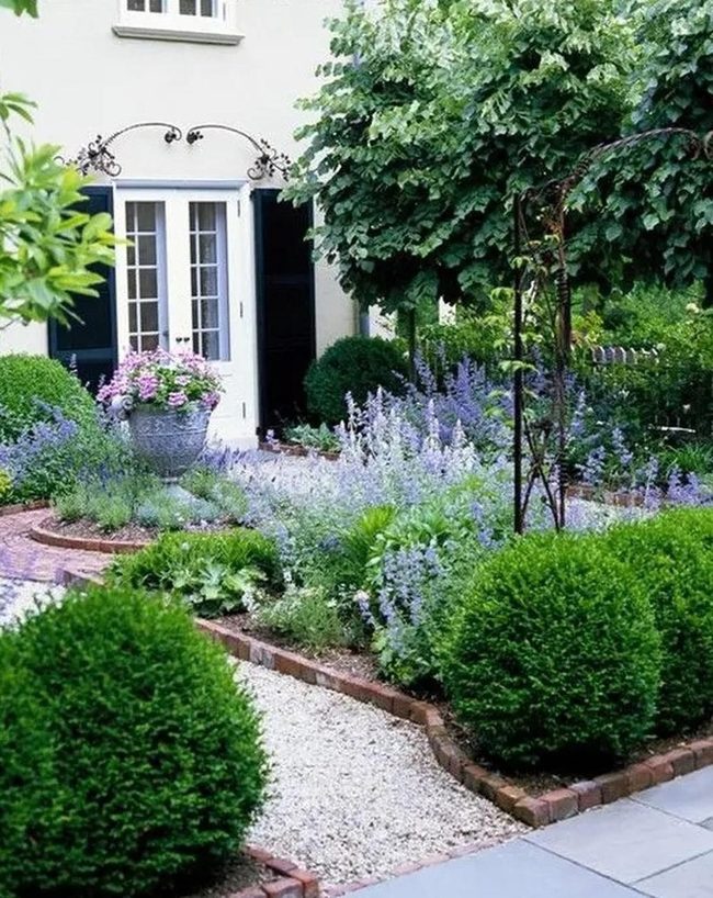 Lavender And Pink Garden Pathways