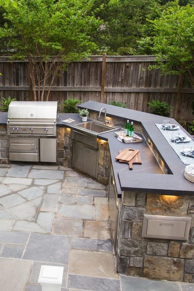 Stainless Steel Kitchen Stone Countertop