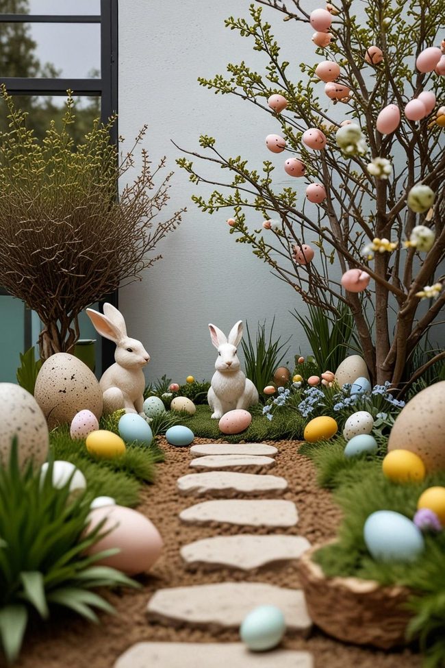 Bold Typography Easter Navigation