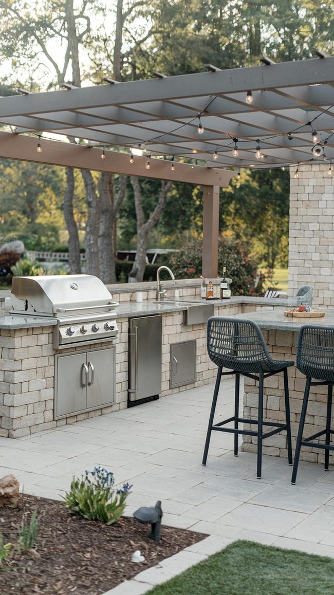 Backyard Pantry Bar String Lights