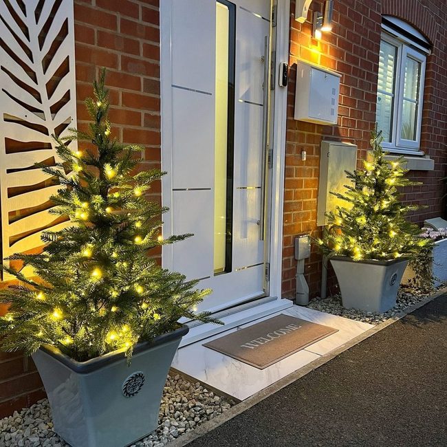 Golden Light Doorway Welcomes Winter