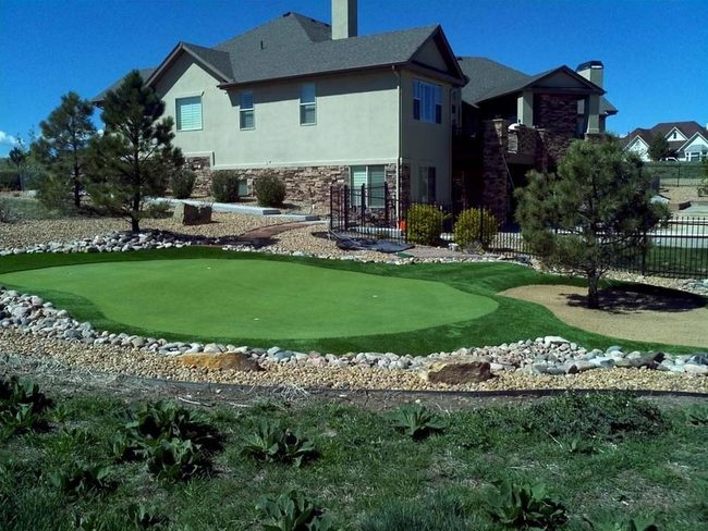 Artificial Green Backyard Golf Course