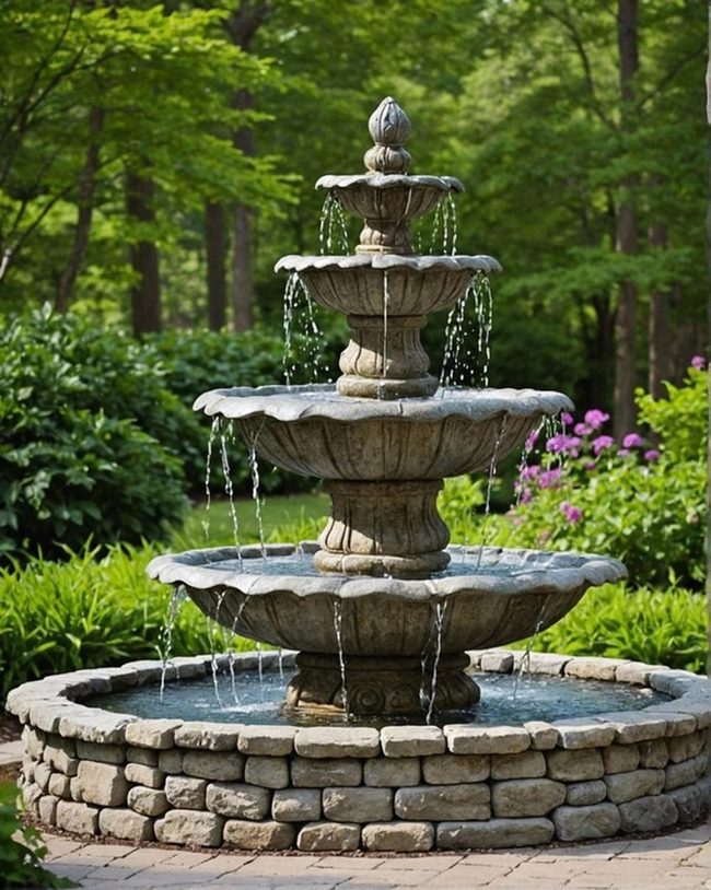 Cascading Water Stone Levels
