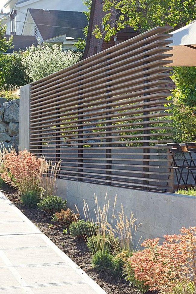 Wooden Slats Frame Industrial Garden