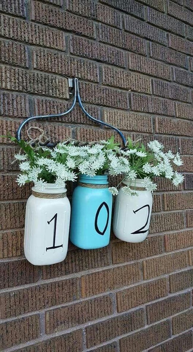 Milk Jug Hanging Flower Gardens