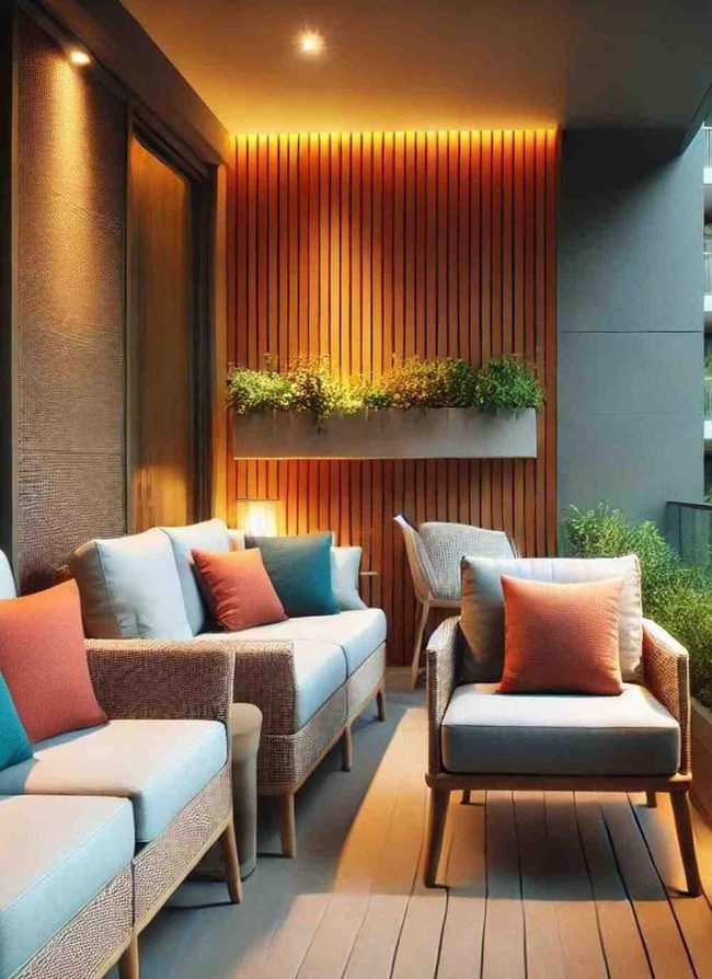 Cushioned Chairs Weather-Resistant Fabrics