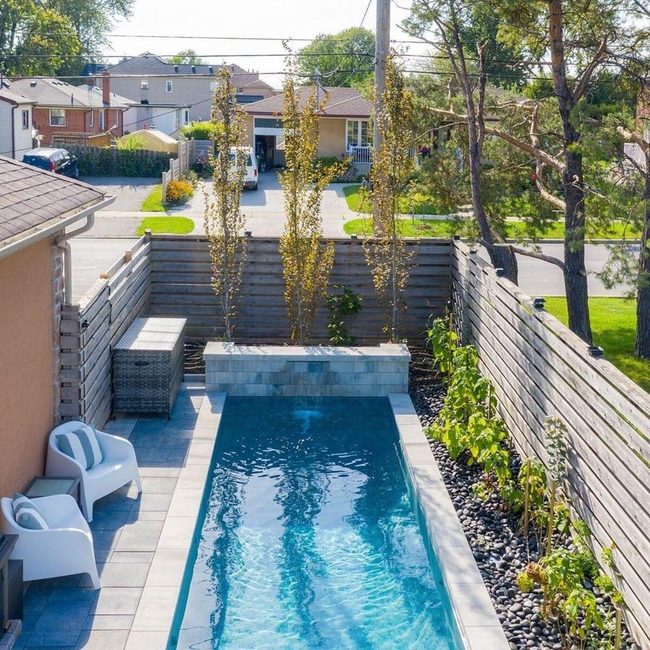 Stone Garden Pool Oasis