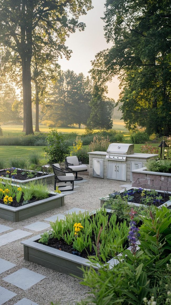 Living Walls Frame Exterior Cooking Space
