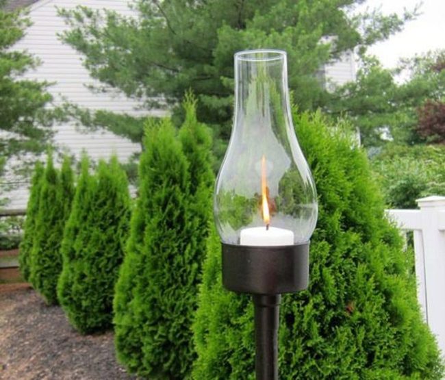 Punched Metal Cans Cast Candlelight