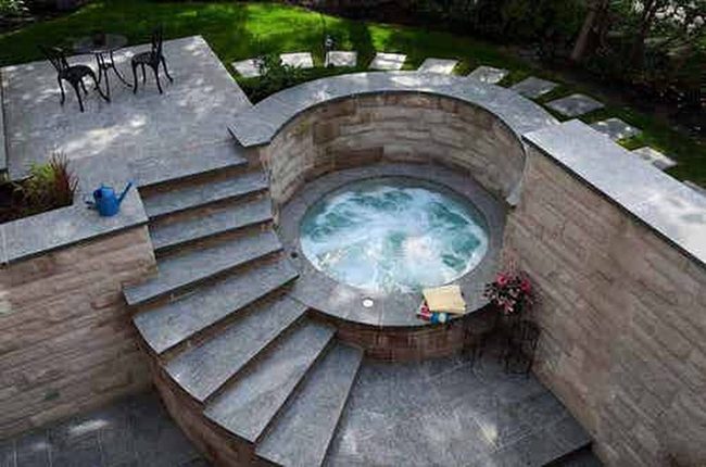 Cedar Wood Hot Tub Privacy Screen