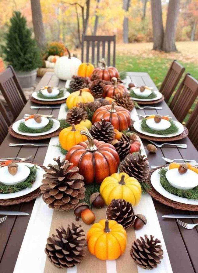 Autumn Harvest Table Centerpiece