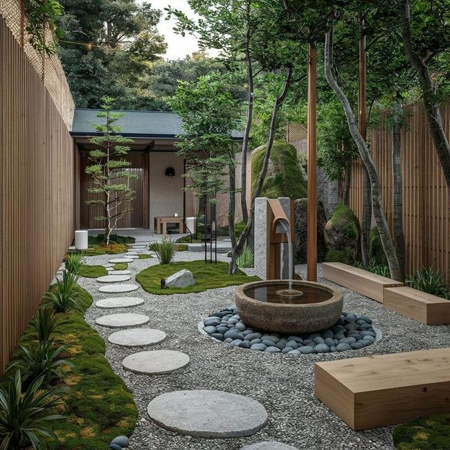 Water Feature Steals The Spotlight