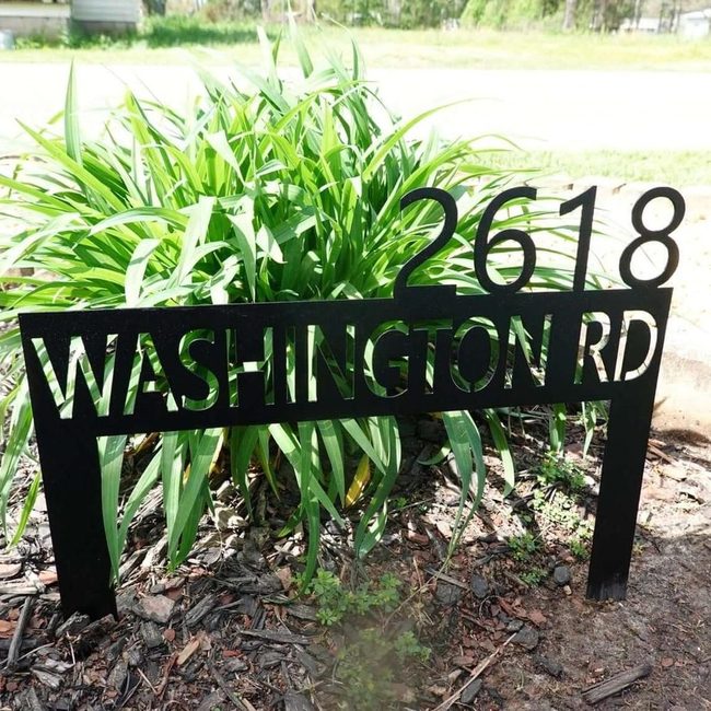 Stainless Steel Yard Signs, Weather Proof