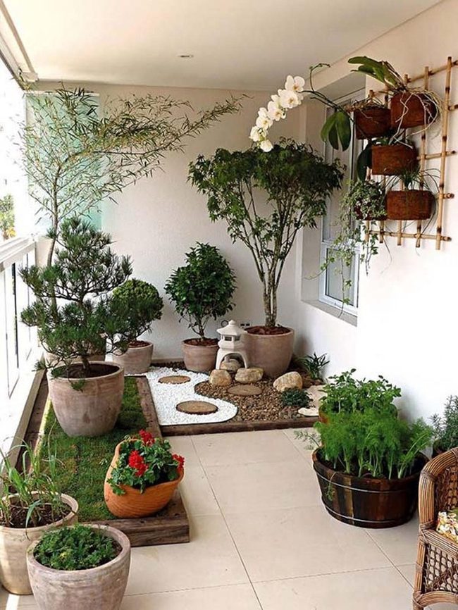 Flowering Porch Garden Retreat