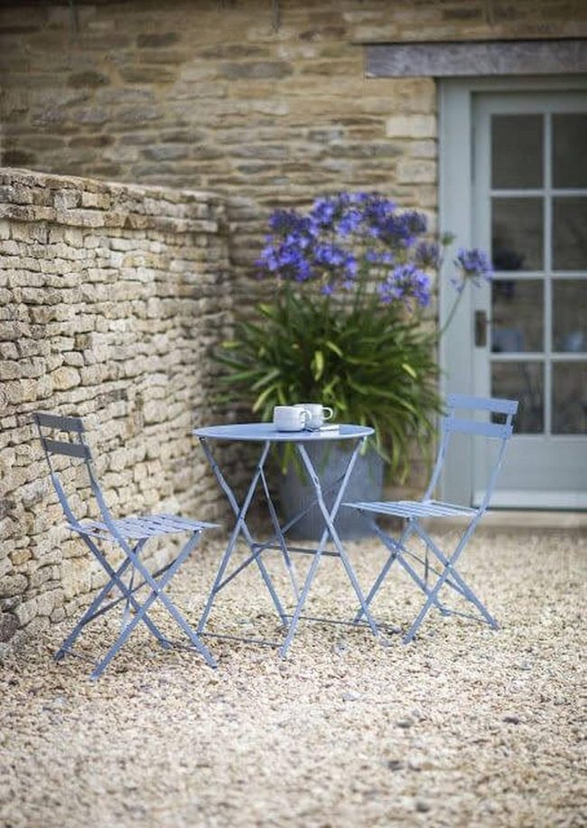 Garden-Blending Wood Bistro Set