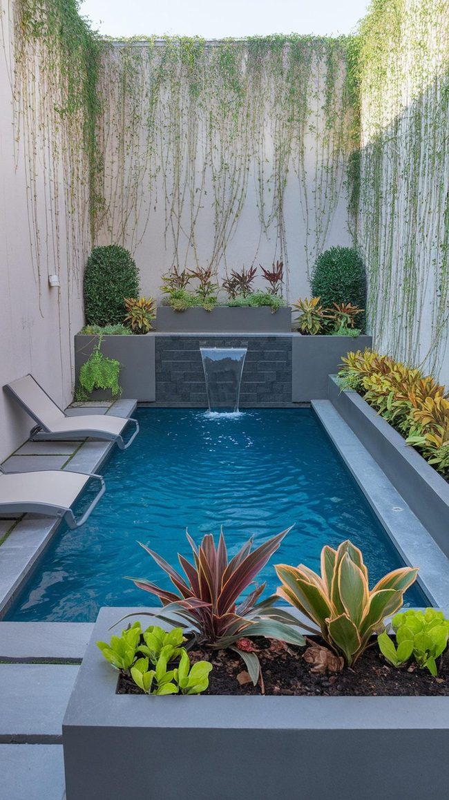Small Space Blue Oasis