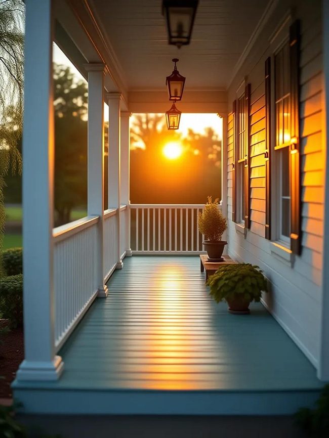 Iridescent Metal Porch Paint