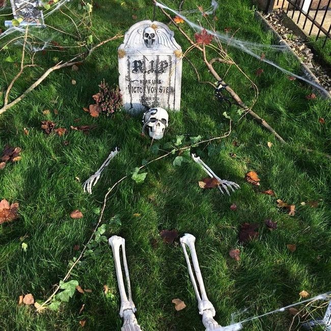Skeleton Clawing From Ground