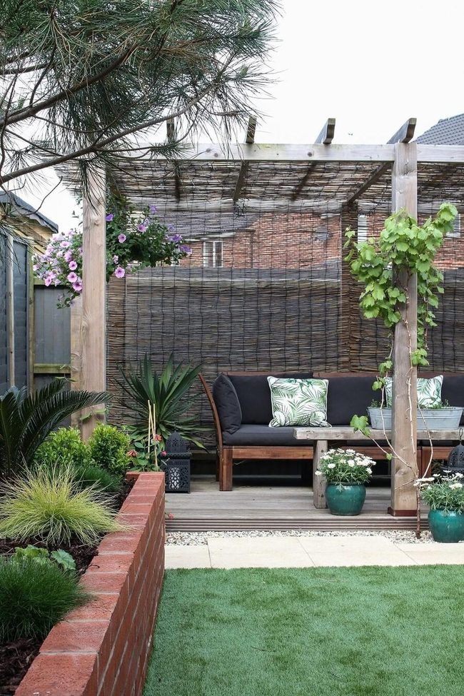 Pergola Frame Flowering Garden Space