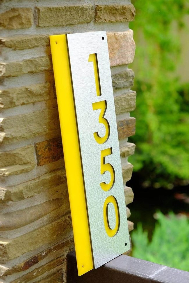 Bold Colored Number Signs