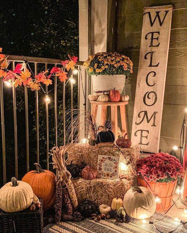 Copper Lights And Pumpkin Warmth