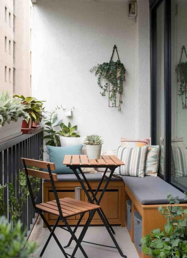 Space-Saving Furniture For Tiny Balconies