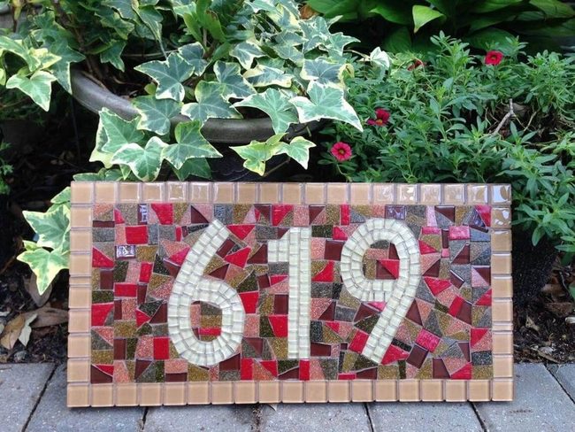 Earthy Mosaic Wall Plaques