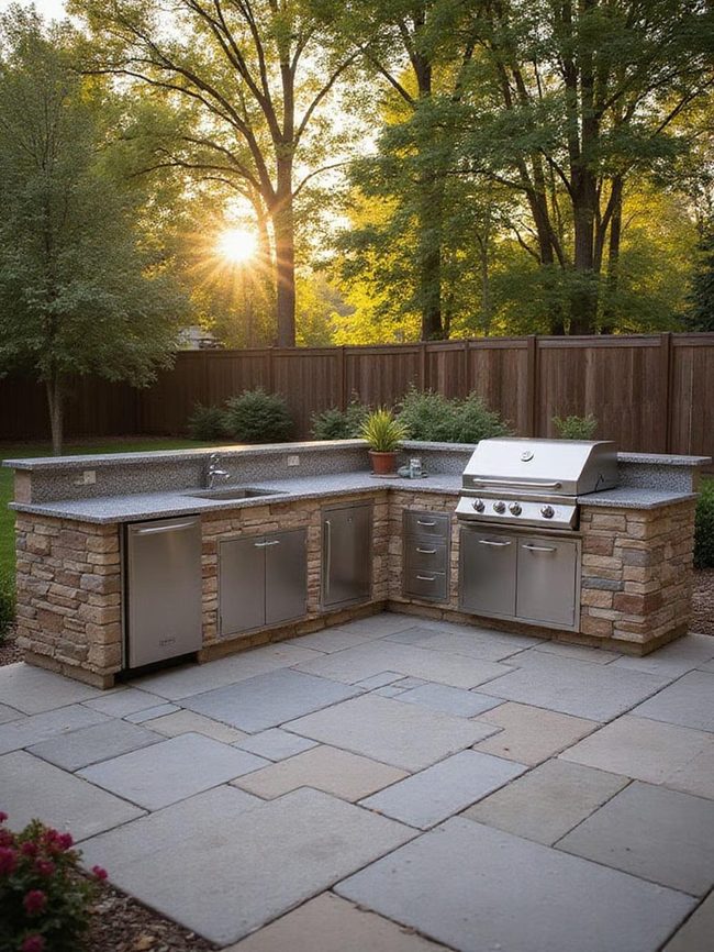 Dark Grain Grill Station Entertainment