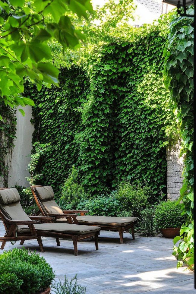 Green Vertical Outdoor Wall