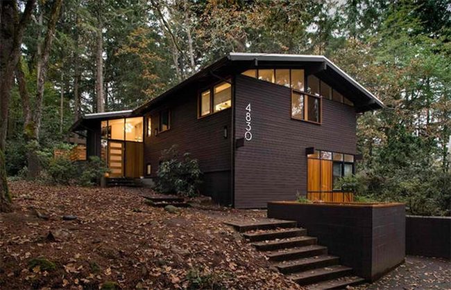 Metal And Wood Exterior Depth