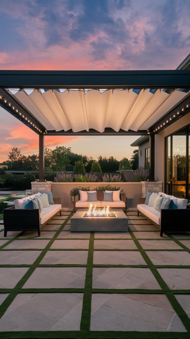 Adjustable Canopy Exterior Living Retreat