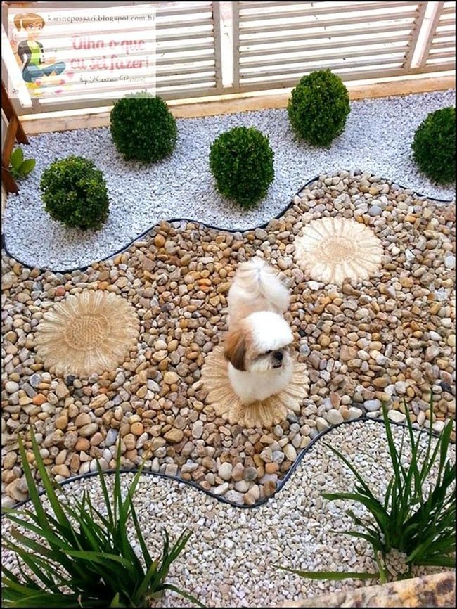 Scattered Stones Create Instant Landscape