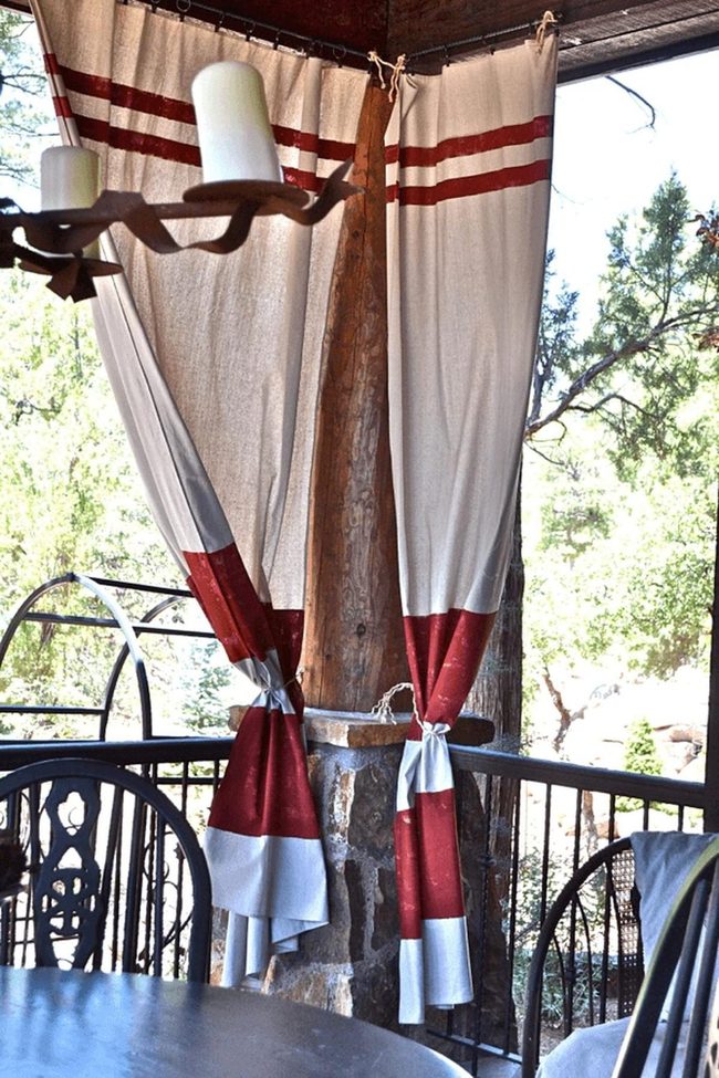Bold Patterned Outdoor Curtains